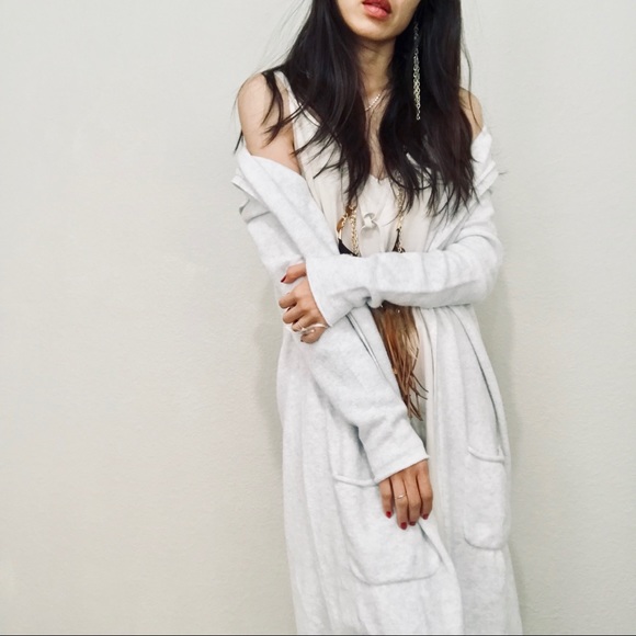 Brand new long fleece hoodie cardigan - Picture 5 of 7